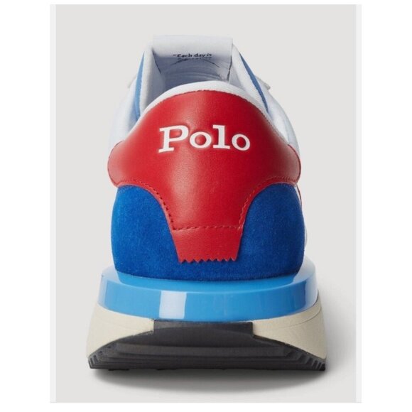 POLO RALPH LAUREN Train 89 Suede-Paneled Sneaker - NEW! Men's 13D - Picture 8 of 11